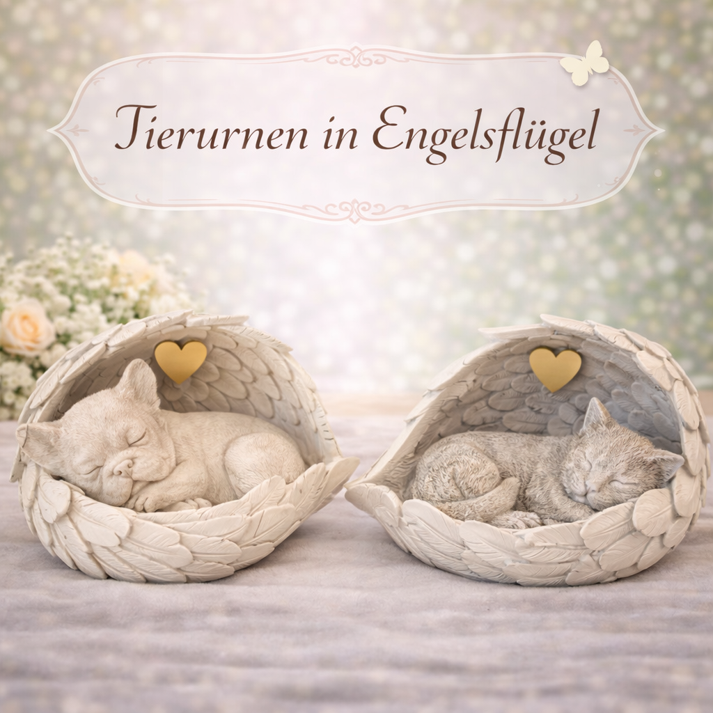 Monello® Tierurnen mit Engelsflügel