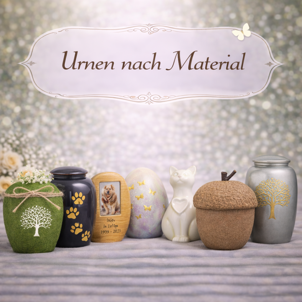 Urnen nach Material