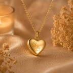 Monello Ascheschmuck Kette mit Anhänger Herz Zwei Pfoten