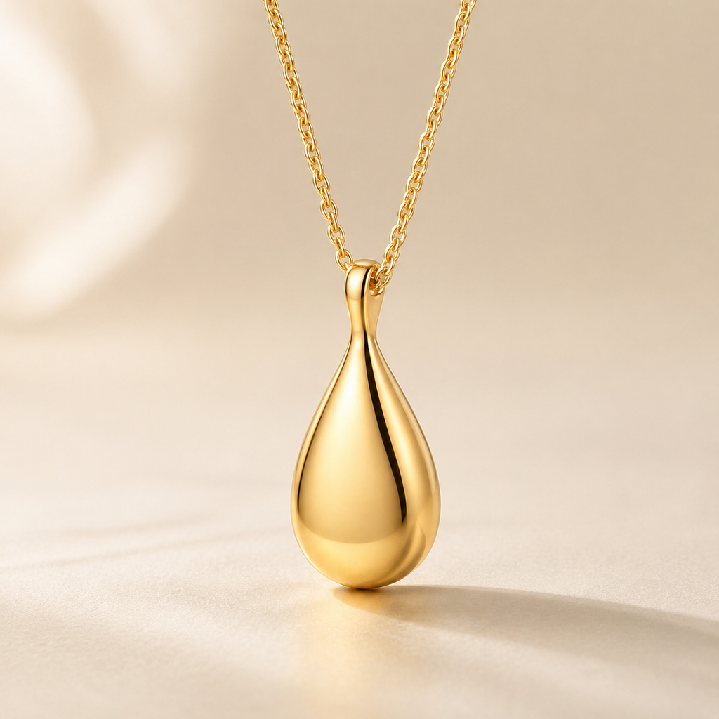 Monello Ascheschmuck Kette mit Anhänger Träne