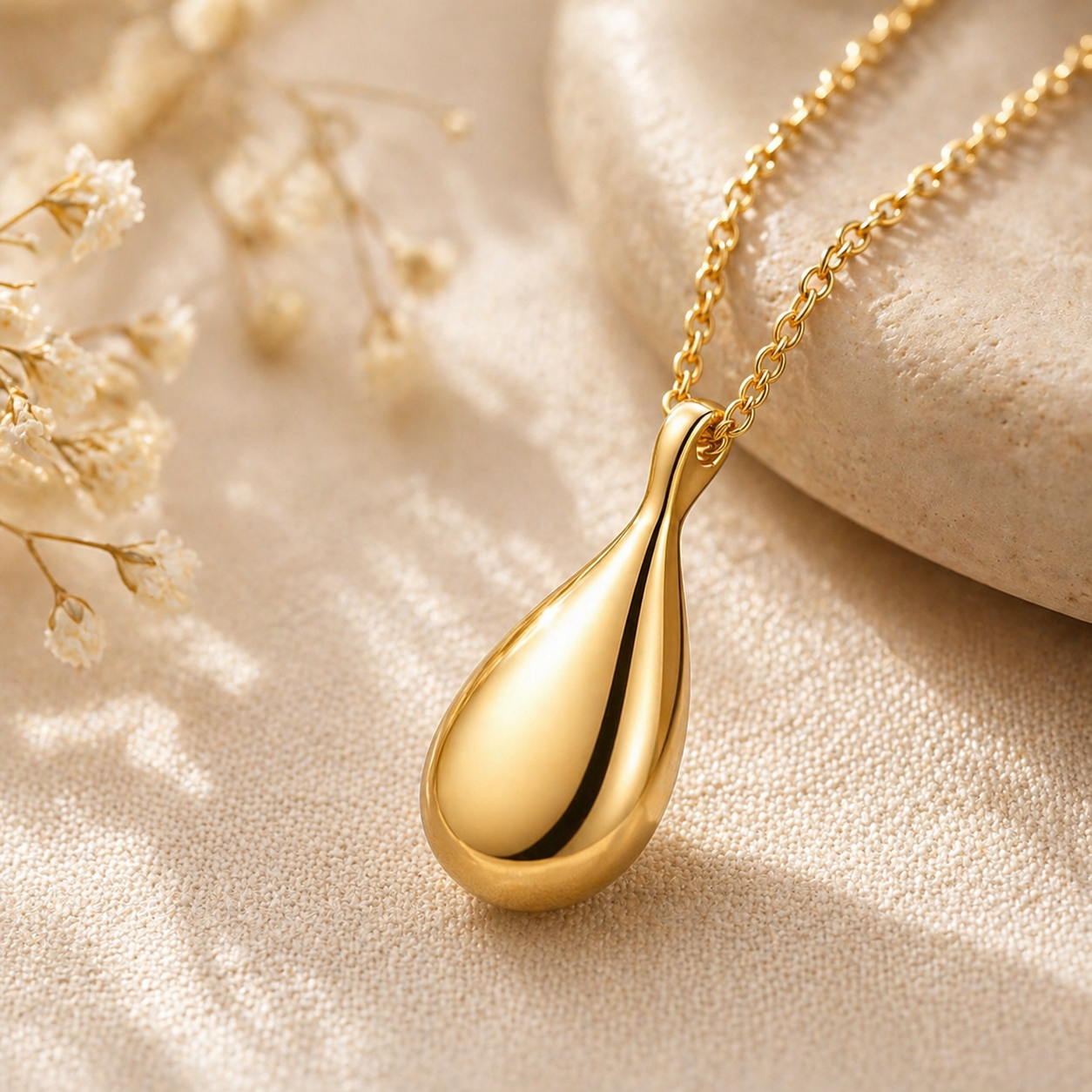 Monello Ascheschmuck Kette mit Anhänger Träne