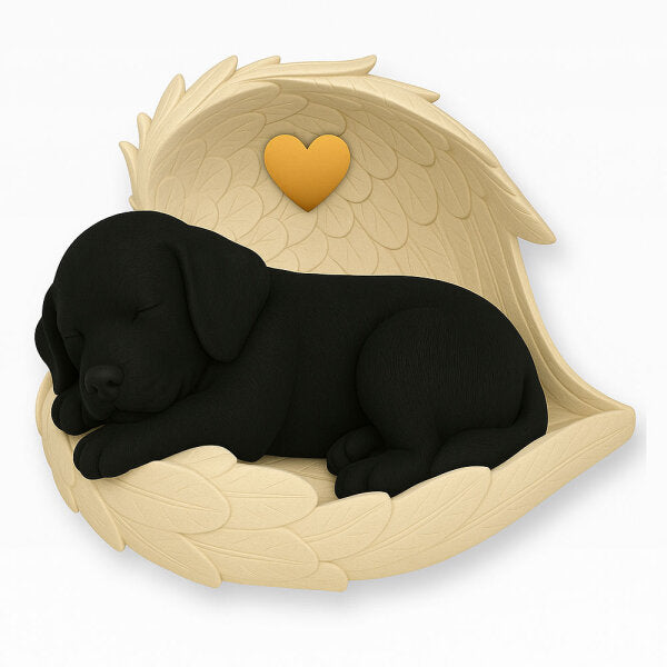 Monello® Hundeurne Deluxe Hund in Engelsflügel Kurzhaarrassen