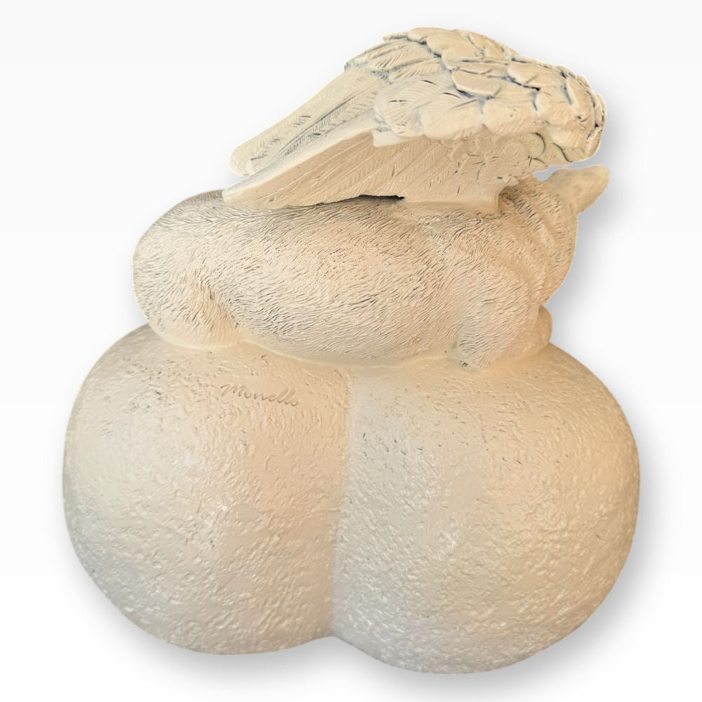 Monello® Hundeurne Hund auf Herz stehende Ohren