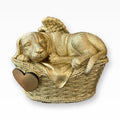 Monello® Hundeurne Hund in Korb Gold B-Ware