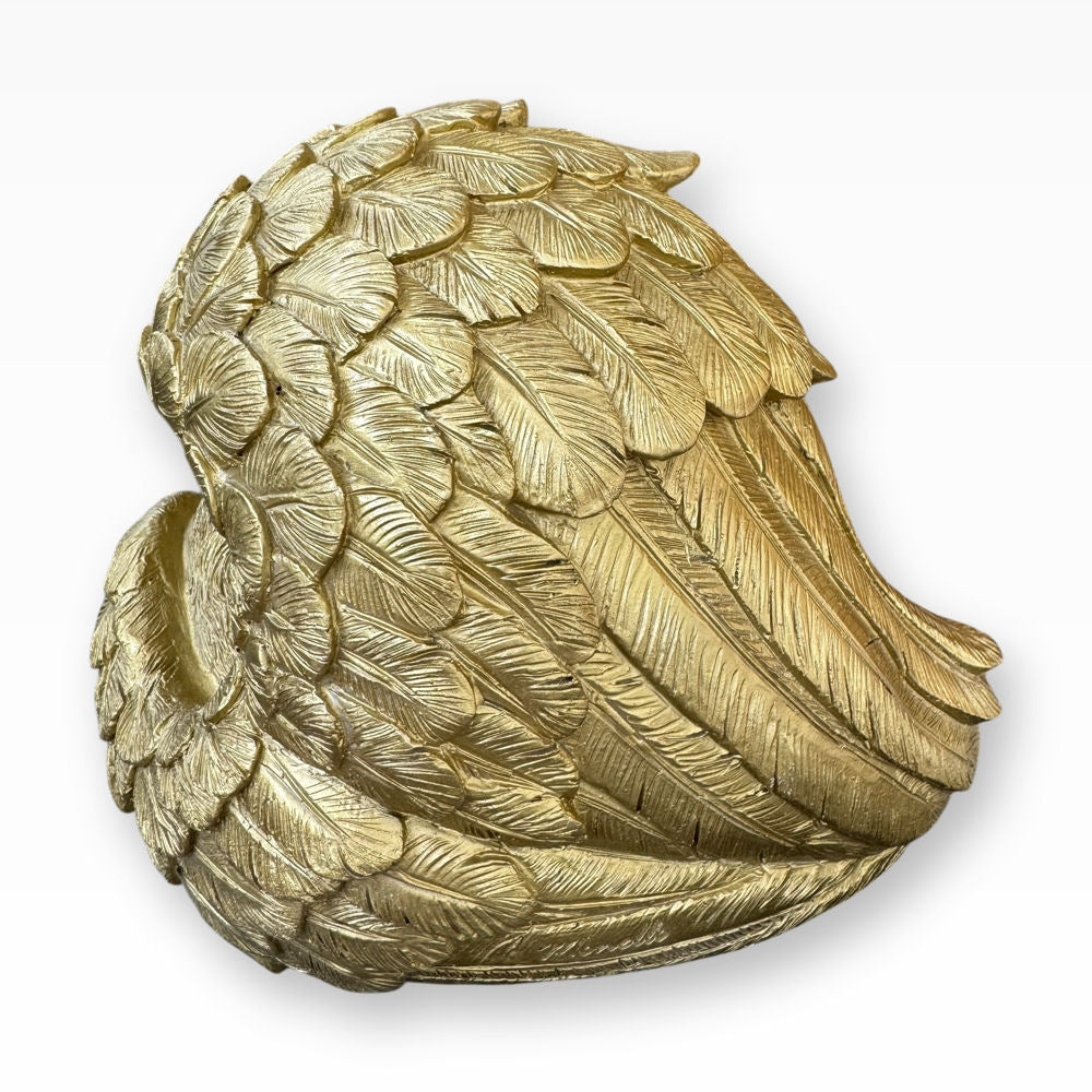 Monello® Katzenurne Katze in Engelsflügel Gold B-Ware