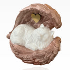 Monello® Deluxe Katzenurne Katze in Engelsflügel Langhaar