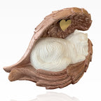 Monello® Deluxe Katzenurne Katze in Engelsflügel Langhaar