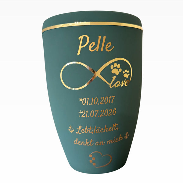 Heiso Tierurne Elegant ausgefallene Tierurne