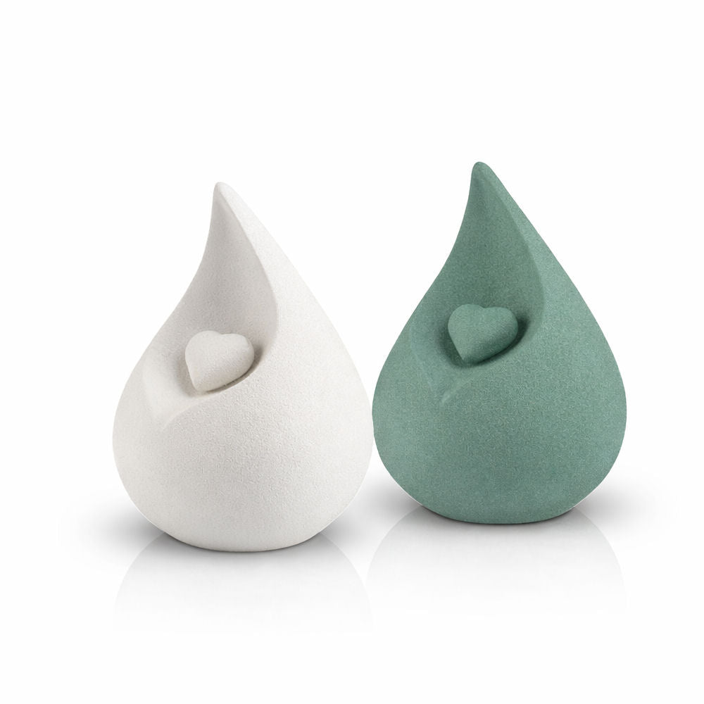 Bio-Tierurne Celest aus biologischem Ton – Nachhaltige Erinnerung in Tropfenform