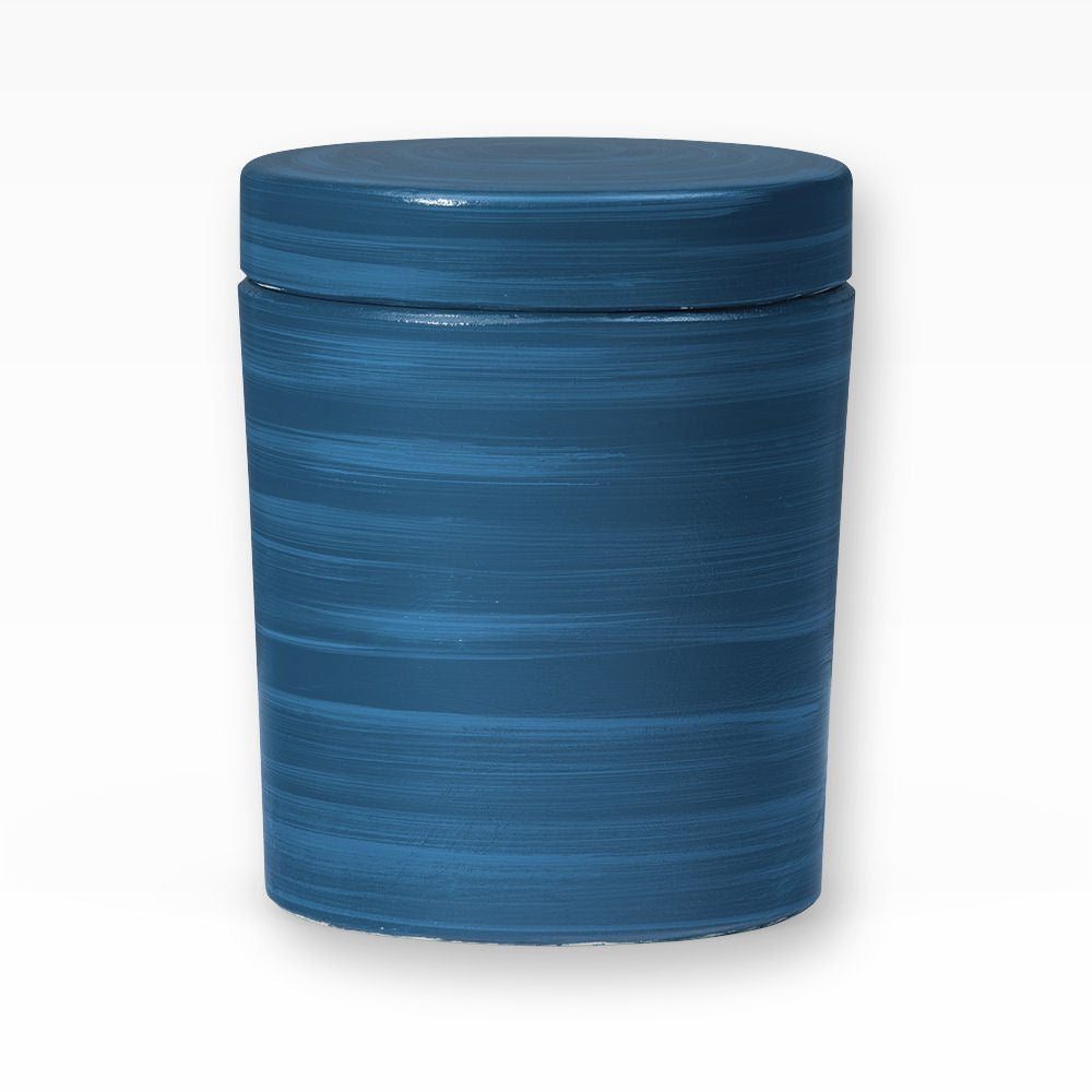 Heiso Tierurne Biourne Blaugewischt