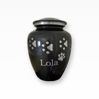 Loveurns Classic Tierurne Midnight mit Pfötchen