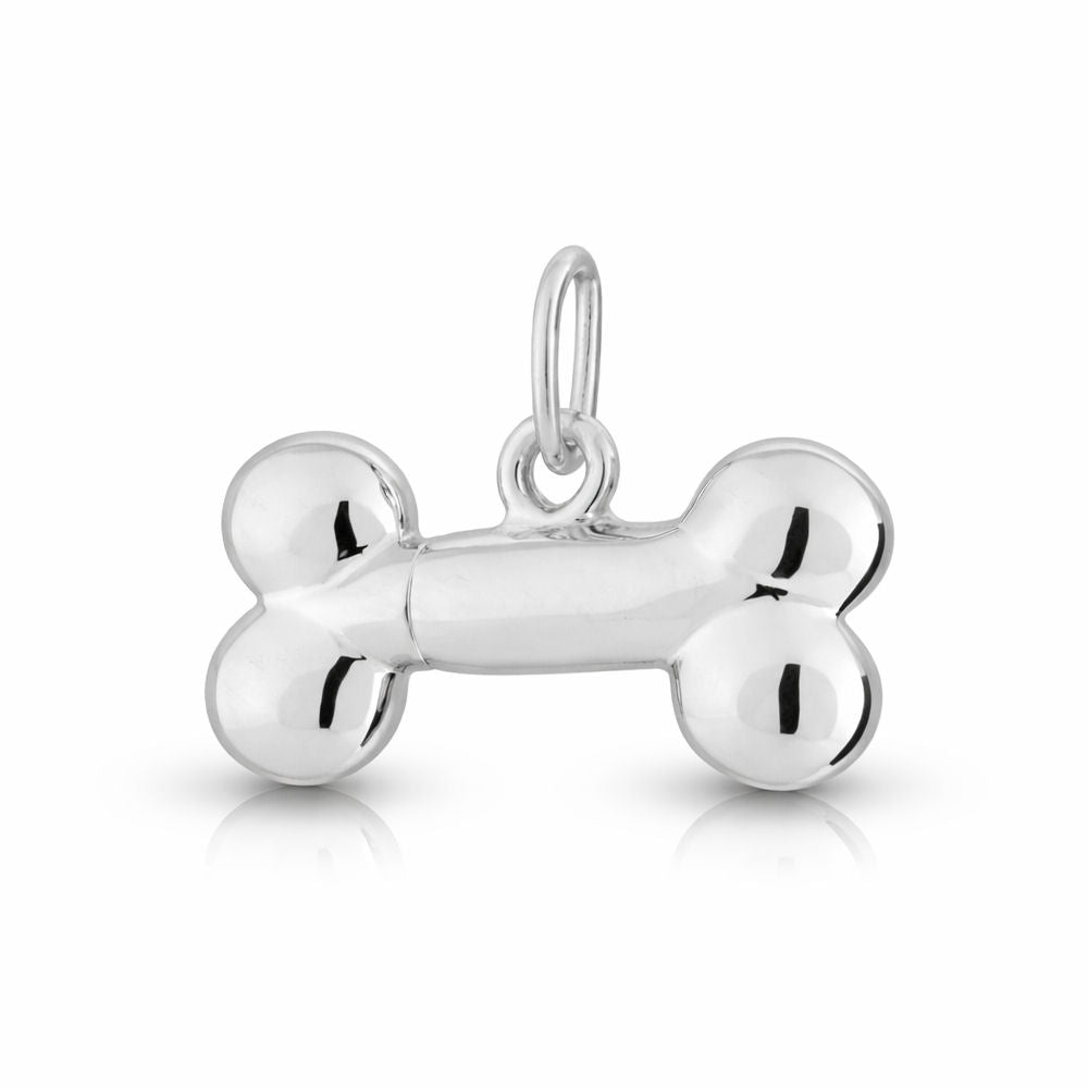 Ascheschmuck Anhänger Großer Knochen 925er Sterlling Silber