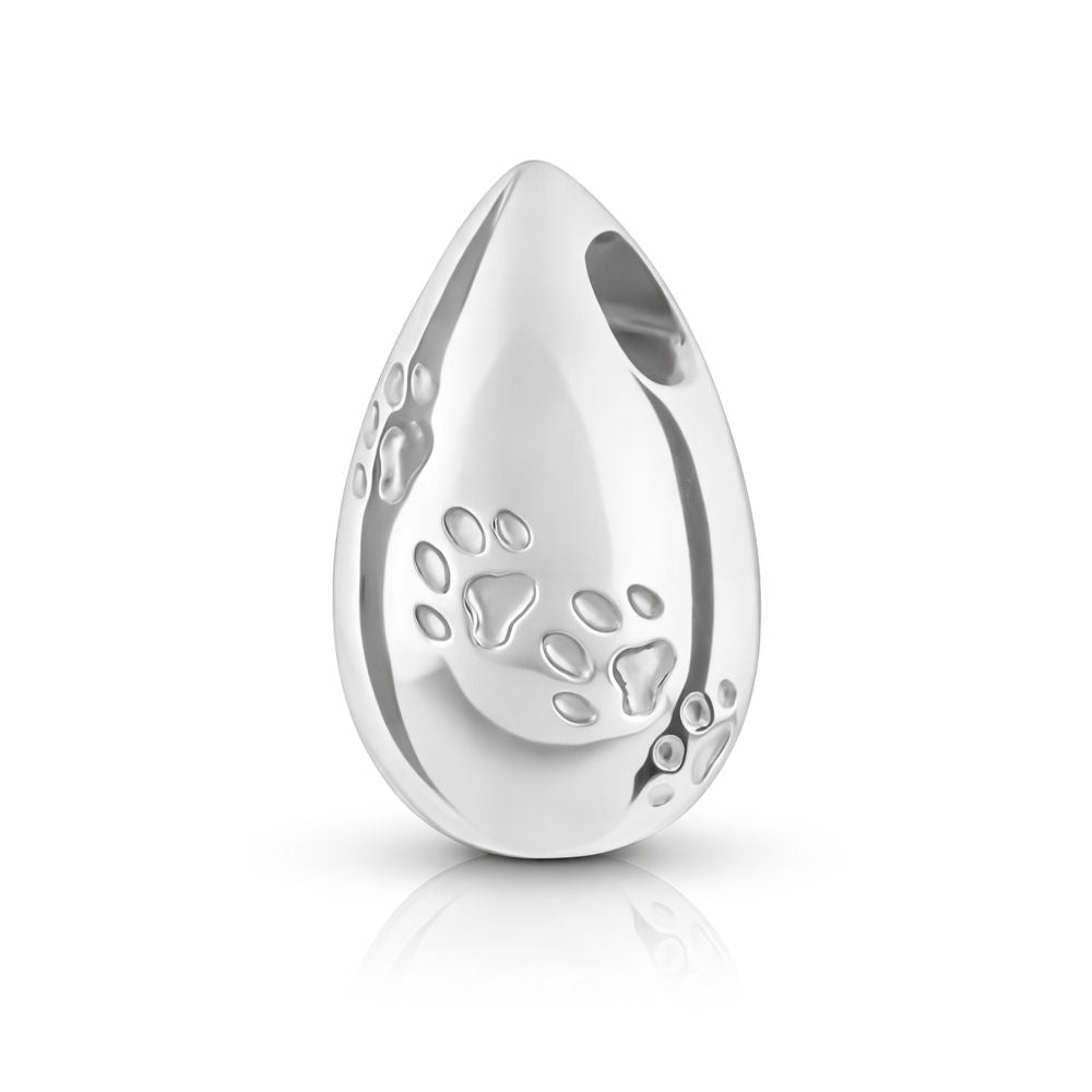 Ascheschmuck Anhänger Ei der Auferstehung Pfötchen 925er Silber