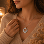 Monello Ascheschmuck Kette mit Anhänger Engelchen