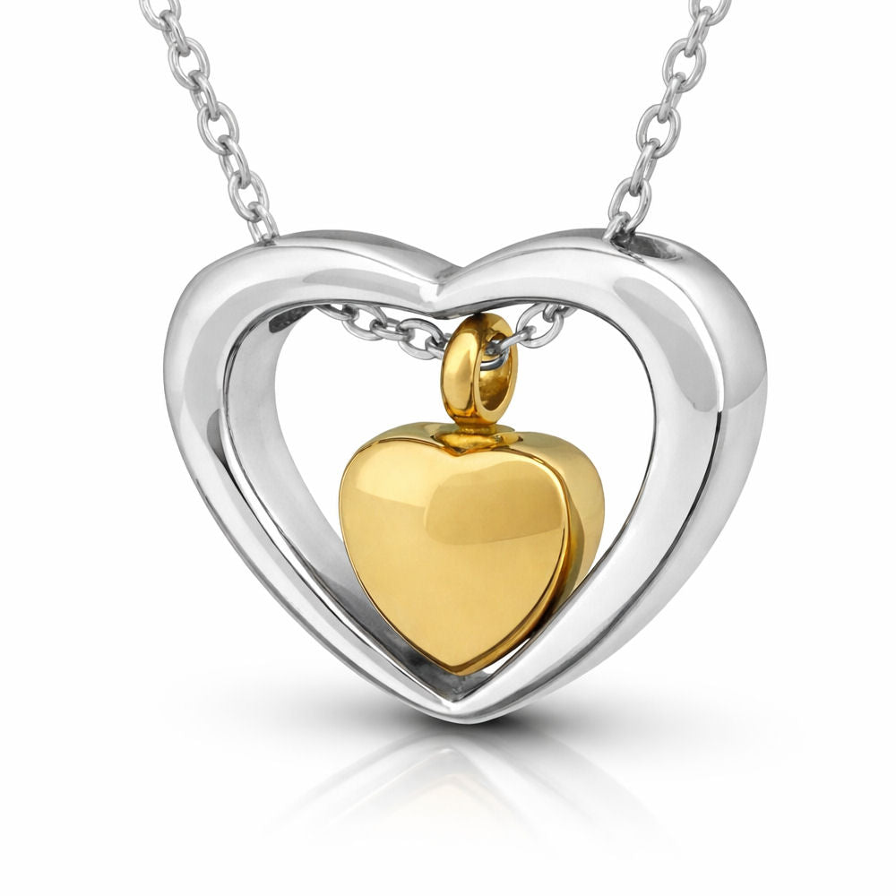 Ascheschmuck Befüllbarer Schmuck Doppelherz