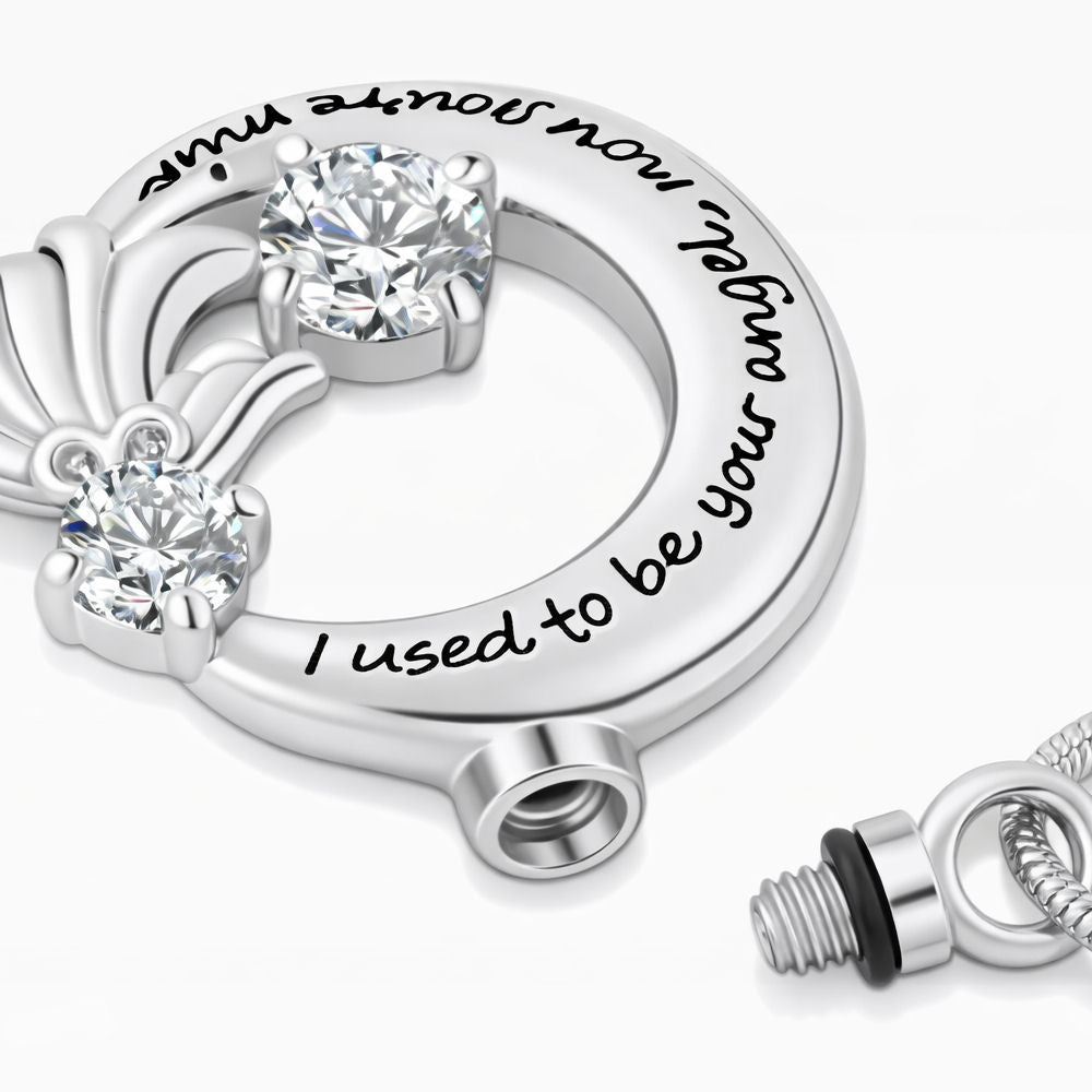 Monello Ascheschmuck Kette mit Anhänger Engelchen