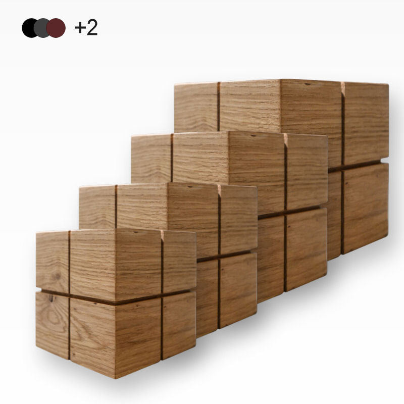 Tierurne Holzurne Würfel Eiche