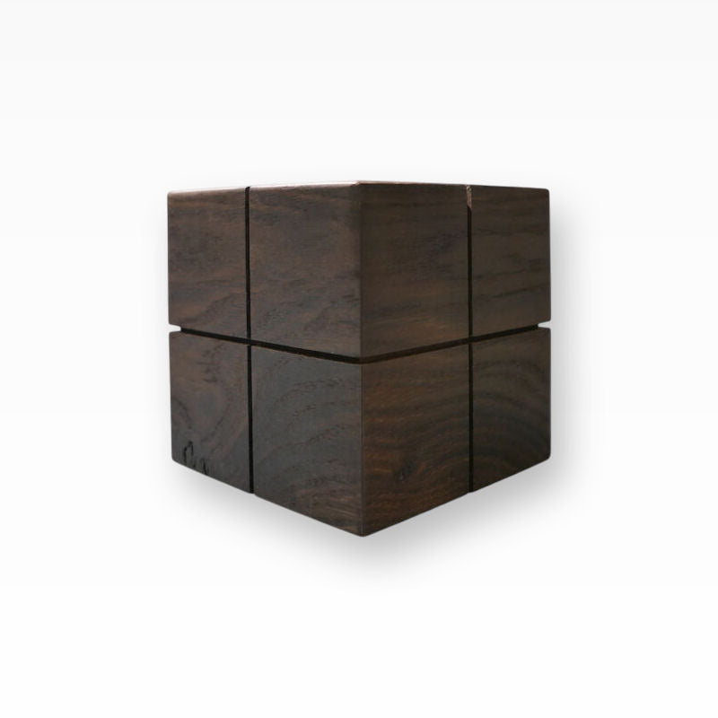 Tierurne Holzurne Würfel Eiche