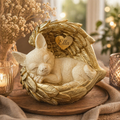 Monello® Hundeurne Deluxe Chihuahua in Engelsflügeln mit Gravur