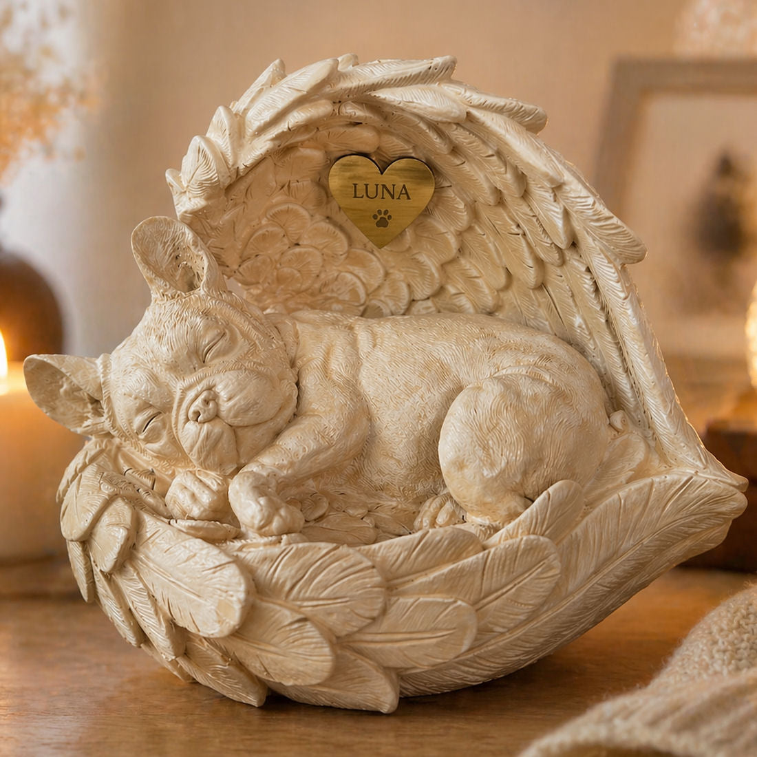 Monello® Tierurne Französische Bulldogge – personalisierbare Hundeurne