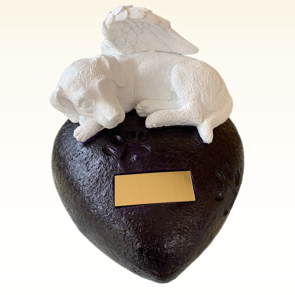 Monello® Hundeurne Deluxe Hund auf Herz bis 40 kg