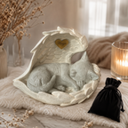 Monello® Katzenurne Deluxe Katze in Engelsflügeln mit Gravur