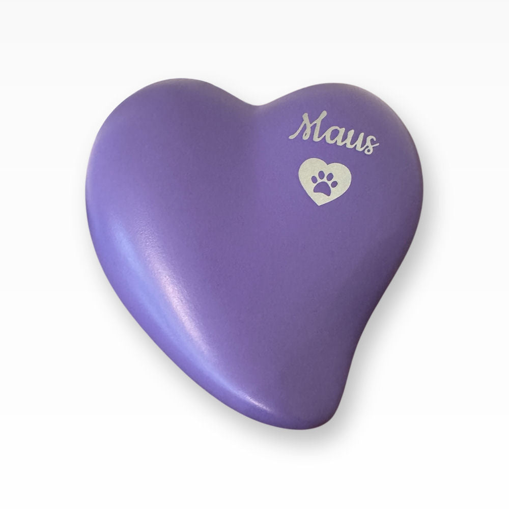 Keramik-Herzurne – Liebevolle Erinnerung in Herzform