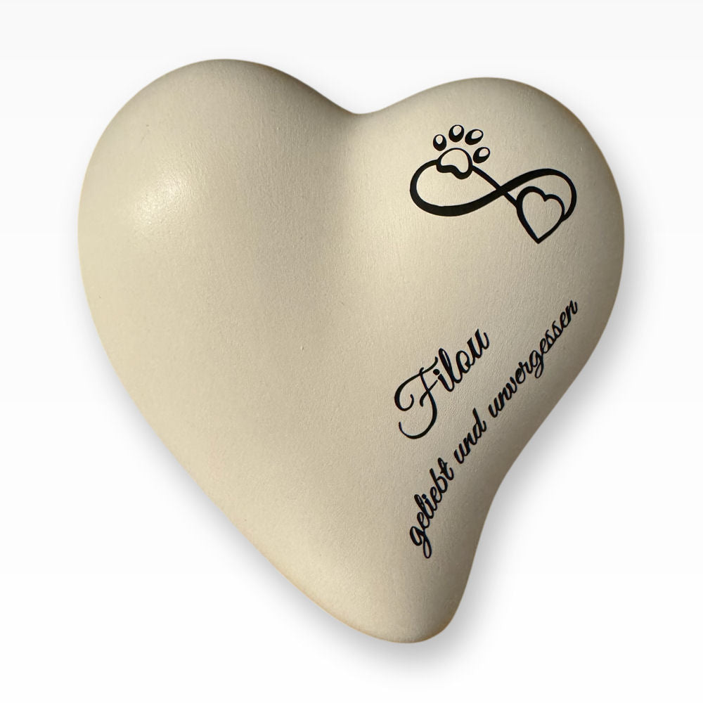 Keramik-Herzurne – Liebevolle Erinnerung in Herzform