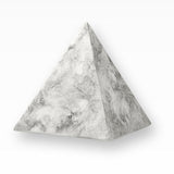 Heiso Tierurne Keramikurne Pyramide Strukturiert