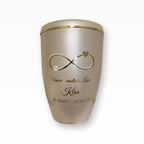 Heiso Tierurne Herz Pfote Unendlichkeit