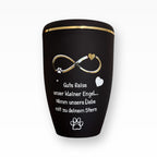 Heiso Tierurne Herz Pfote Unendlichkeit