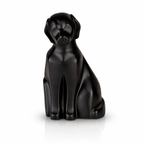 Keramik-Tierurne in Hundeform Sitzend
