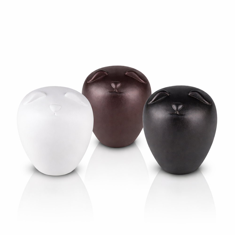 Keramik Tierurne Hundegesicht