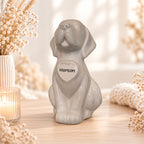 Heiso Hundeurne mit Bilderrahmen in Herzform