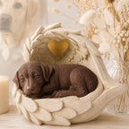 Monello® Hundeurne Deluxe Hund in Engelsflügel Kurzhaarrassen