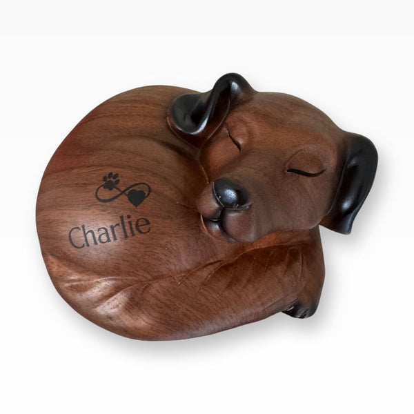 Hundeurne Schlafender Hund Wauzi
