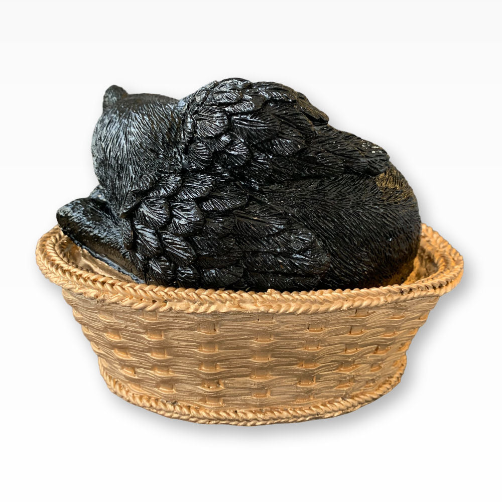 Monello® Katzenurne Deluxe Katze in Korb