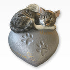 Monello® Katze auf Herz bemalt nach Fotovorlage