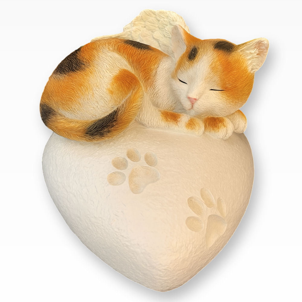 Monello® Katze auf Herz bemalt nach Fotovorlage