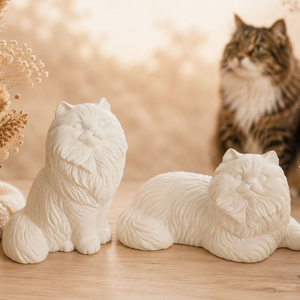 Katzenurne Langhaarkatze in Wunschfarbe
