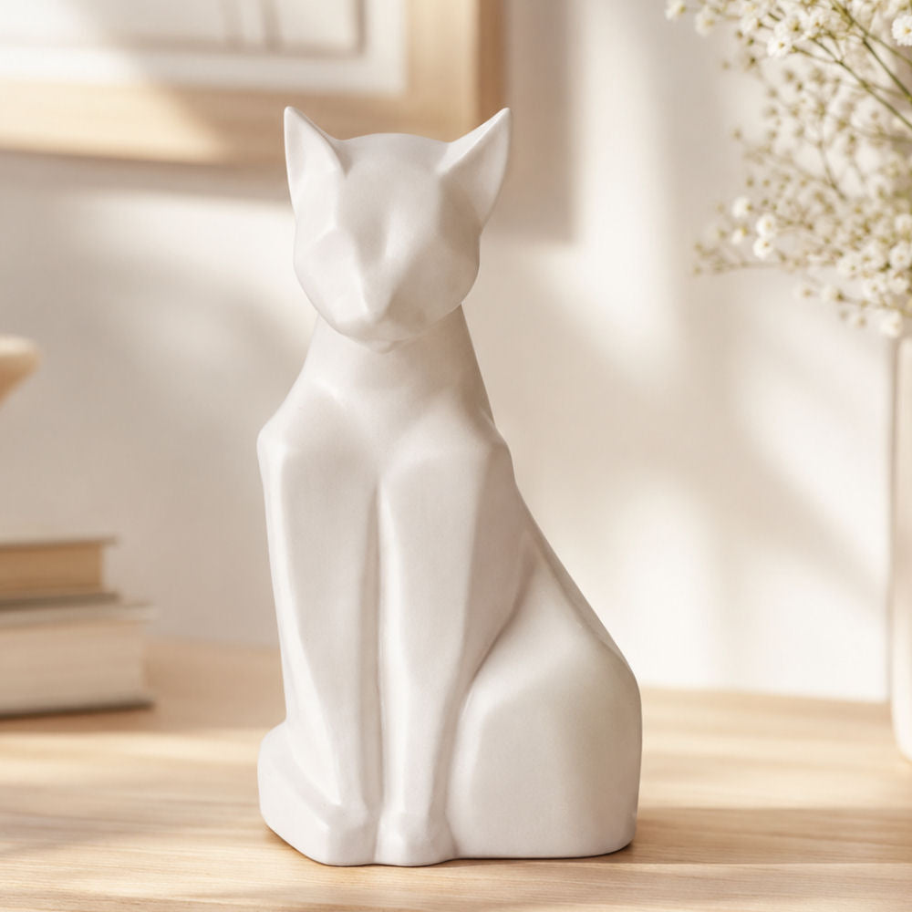 Katzenurne Keramik Katzenfigur sitzend