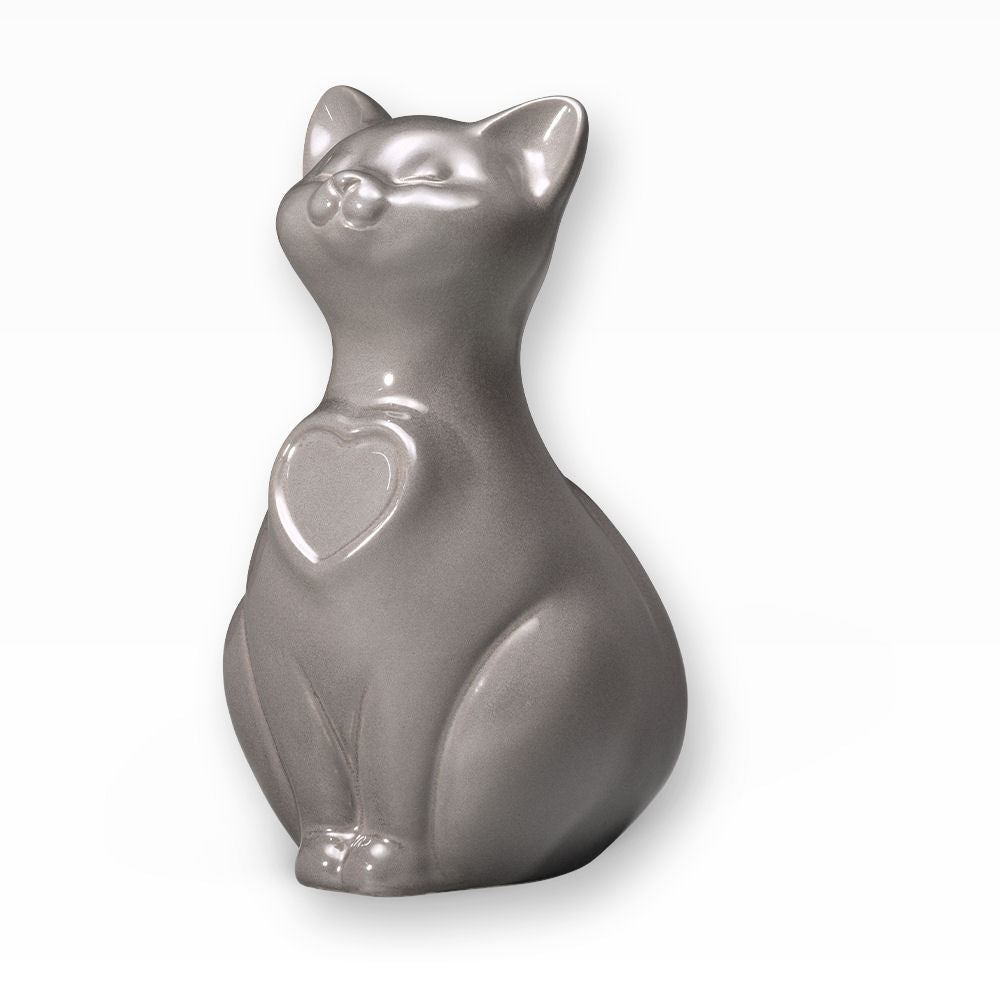 Heiso Katzenurne mit Bilderrahmen in Herzform