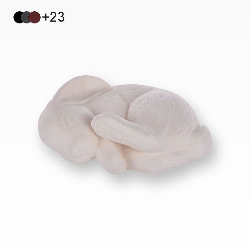 Urne für Hasen und Kaninchen Schlafend Hängeohren Eigene Farbwahl