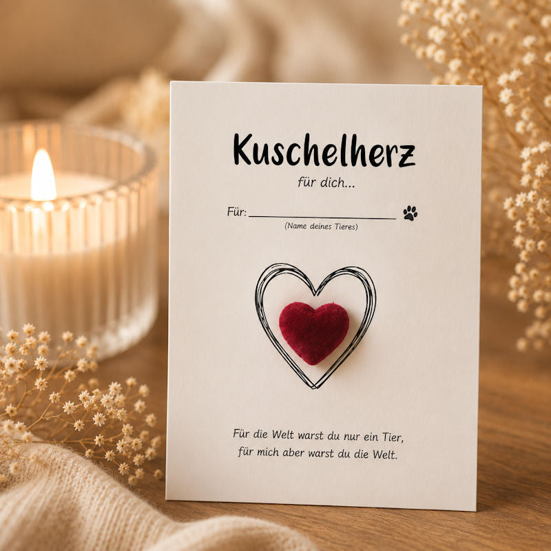 Für-immer-Herz – kleines Kuschelherz