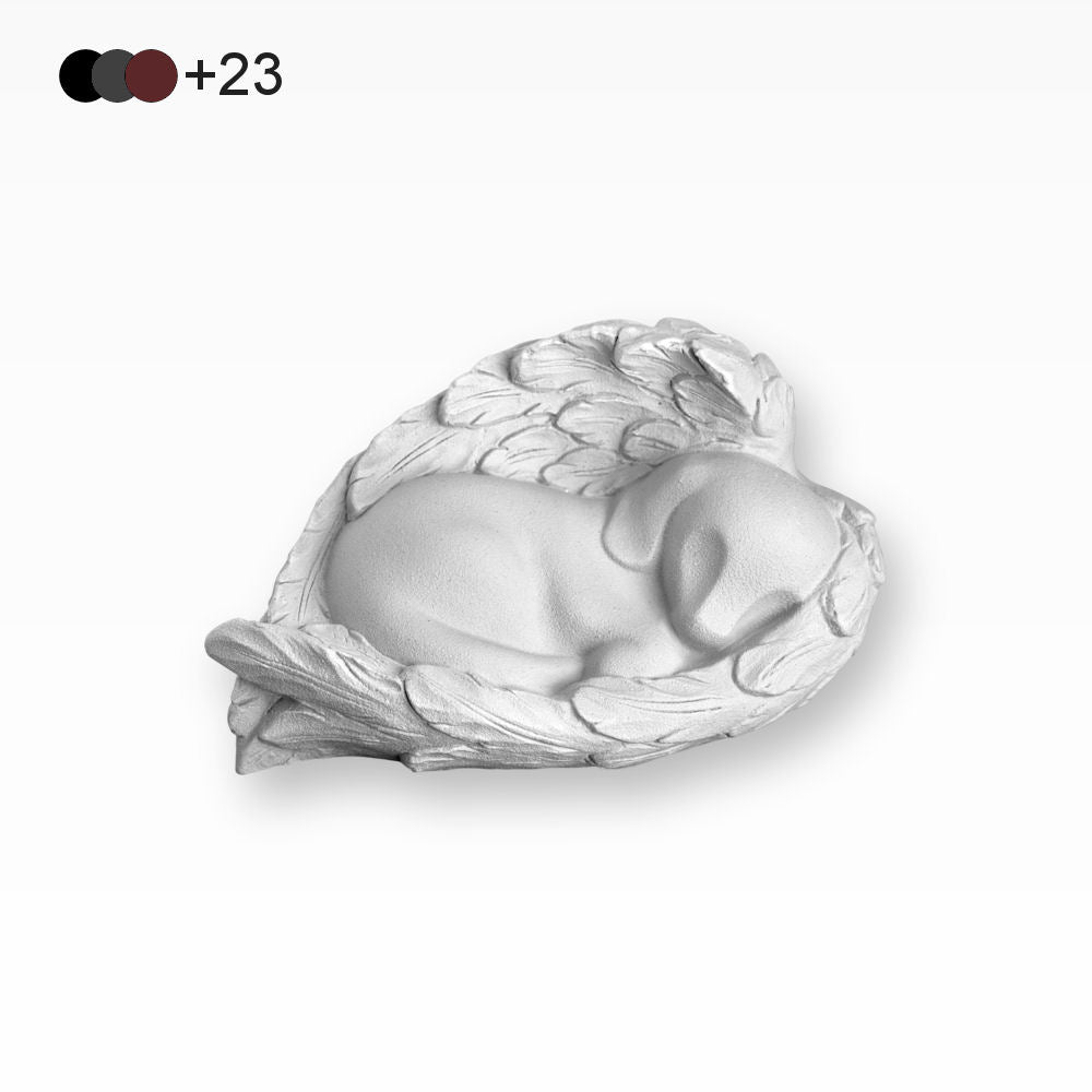 Loveurns Hundeurne Hund mit Flügeln Porzellan