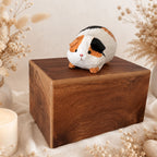 Monello Meerschweinchen-Urne aus Holz – Erinnerungsbox