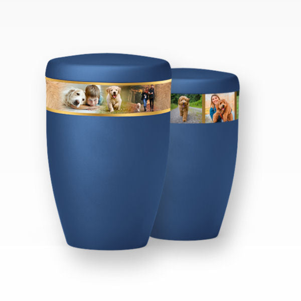 Tierurne mit persönlichem Fotoband