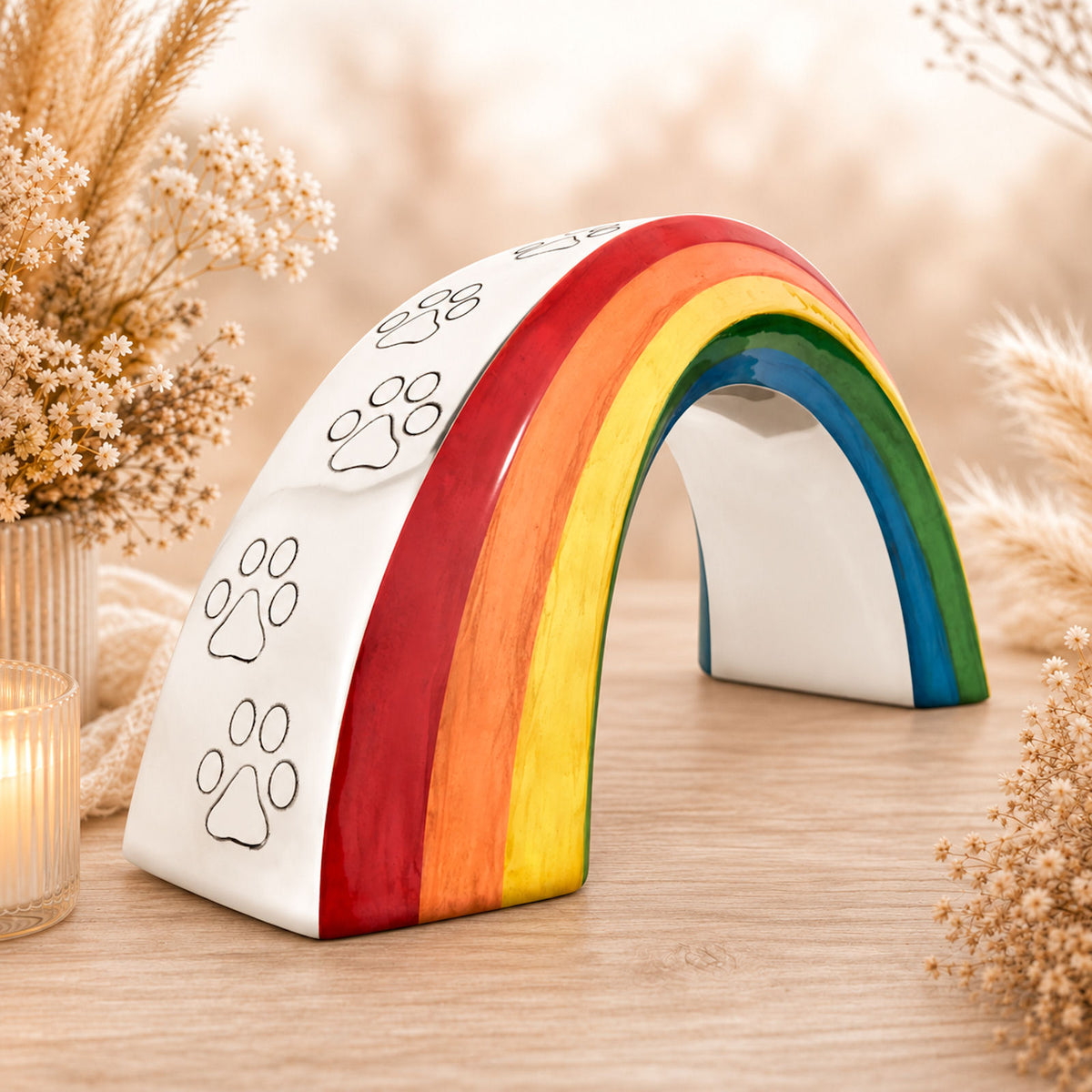 Loveurns Tierurne Regenbogenbrücke