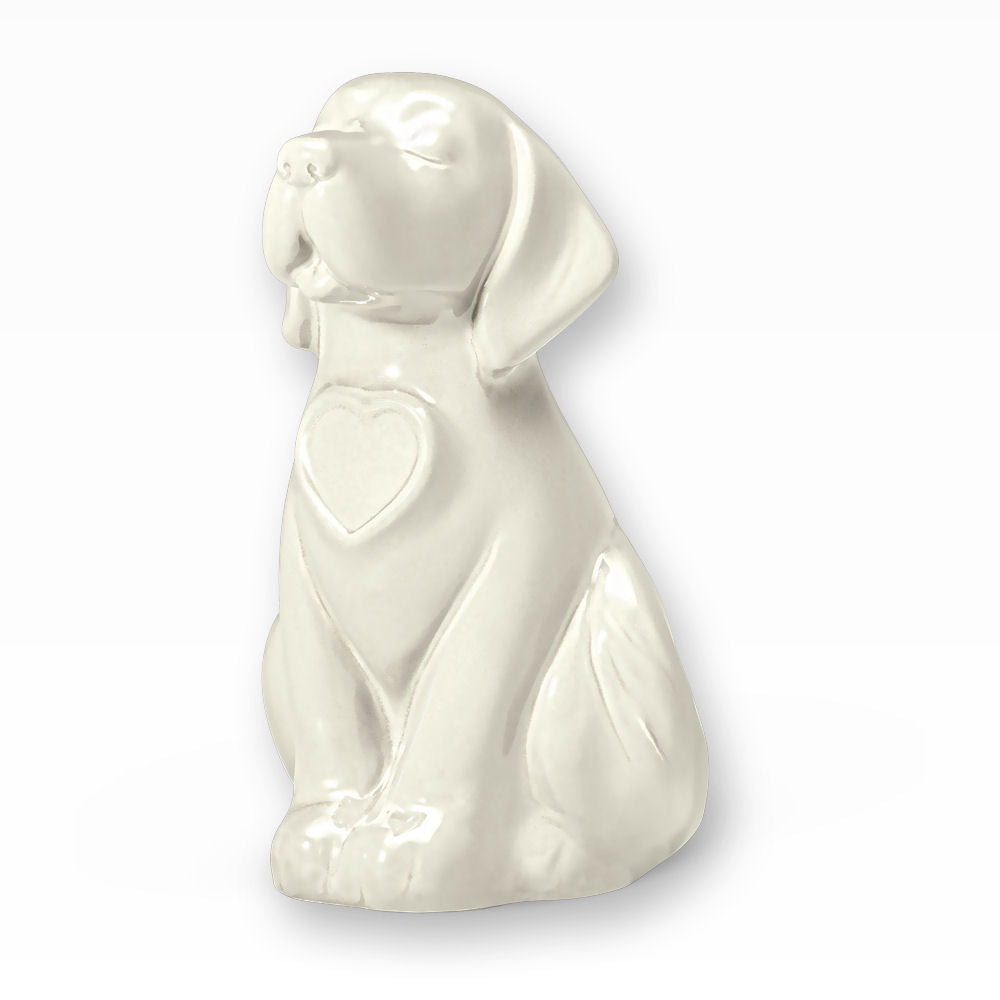 Heiso Hundeurne mit Bilderrahmen in Herzform