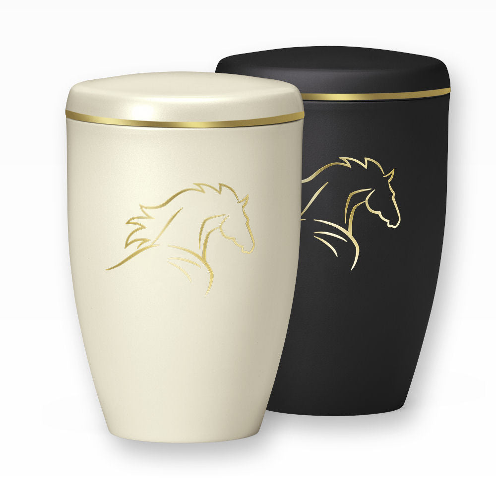 Heiso Pferdeurne mit Pferdesilhouette